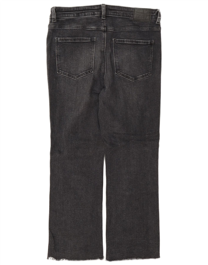 Zara Damen-Cropped-Jeans EU 40 Medium W30 L26 Grau