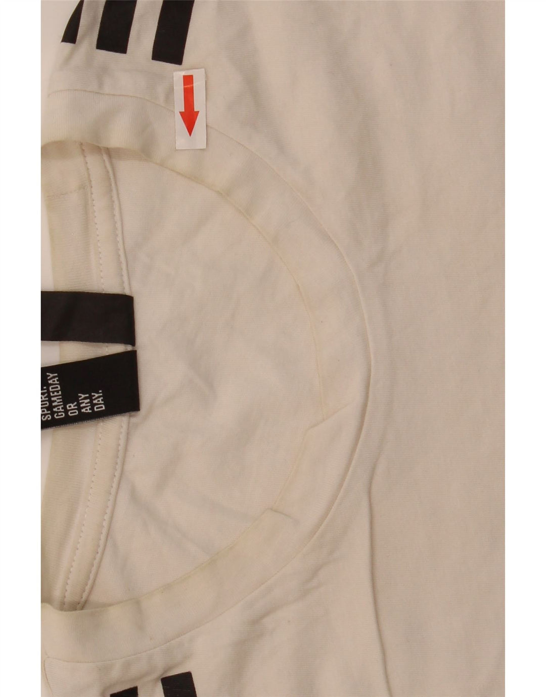 Adidas Herren T-Shirt Top Mittelweiße Baumwolle