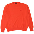 KAPPA Mens Crew Neck Jumper Sweater Large Red Lambswool