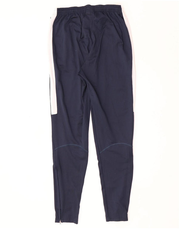 Nike Herren Dri Fit Trainingshose, Größe S, marineblaues Farbblock-Polyester
