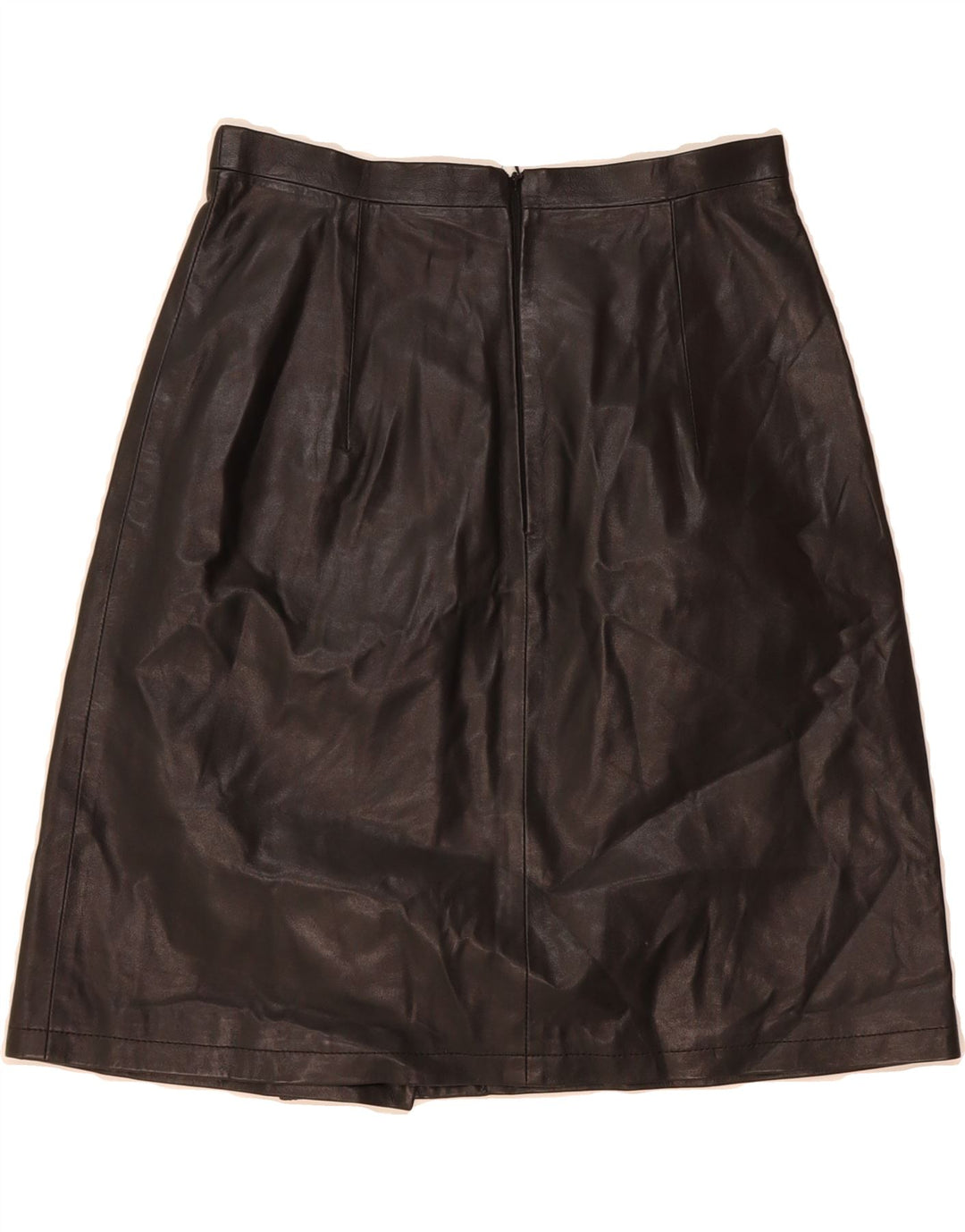 SCOUT Womens Leather Skirt W26 Small  Black Vintage Scout and Second-Hand Scout from Messina Hembry 
