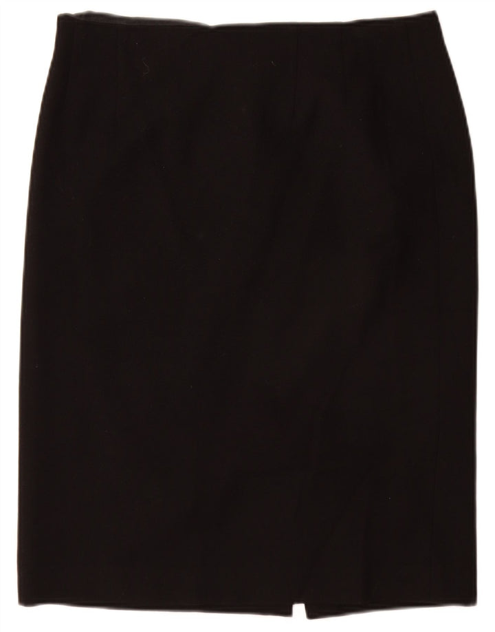 HOBBS Damen Bleistiftrock UK 12 Medium W30 Schwarz Polyester