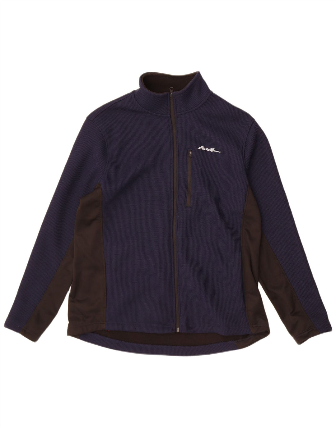 Eddie Bauer Herren-Trainingsanzug-Oberteil, Jacke, groß, marineblau, Farbblock-Polyester