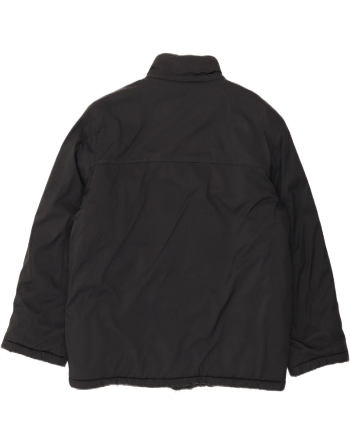 CHAMPION Wattierte Herrenjacke UK 40 Large Schwarz Polyamid