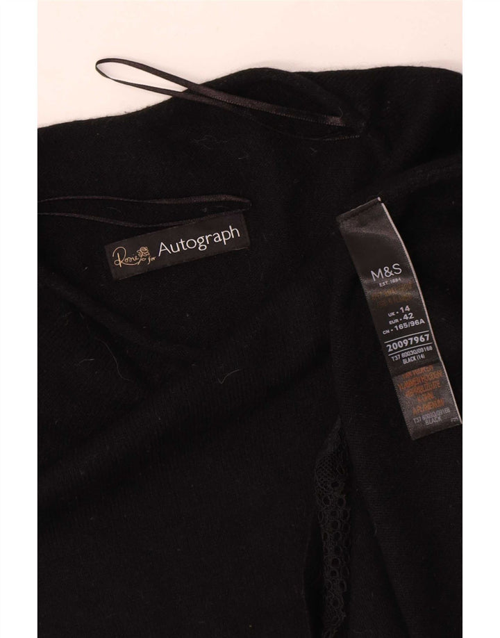 Marks & Spencer Rollkragenpullover für Damen, Gr. 14, Schwarz