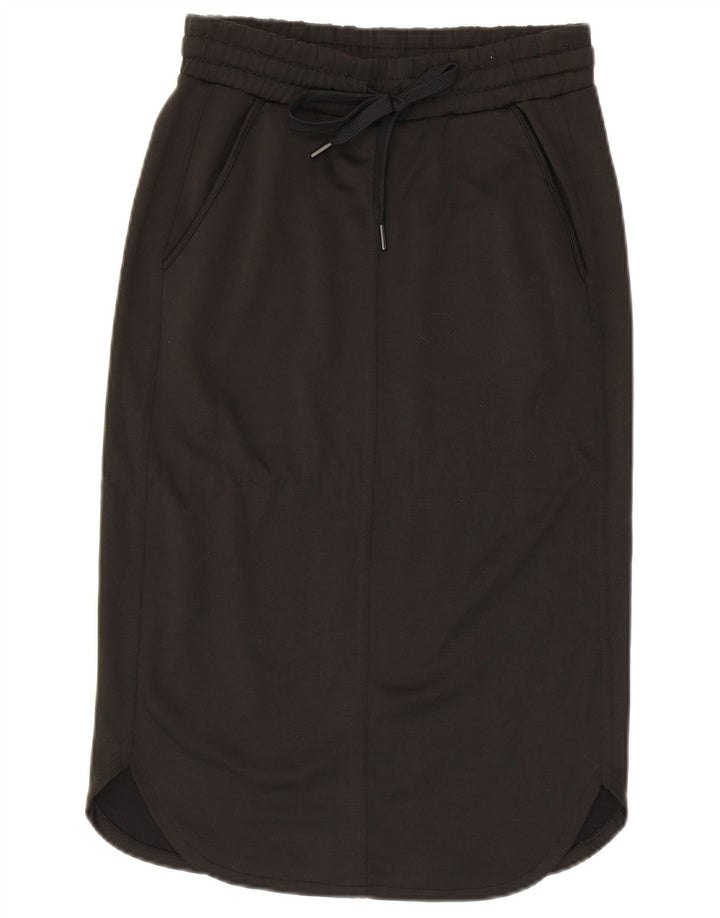 BENETTON Damen Midirock Small W27 Khaki Polyester