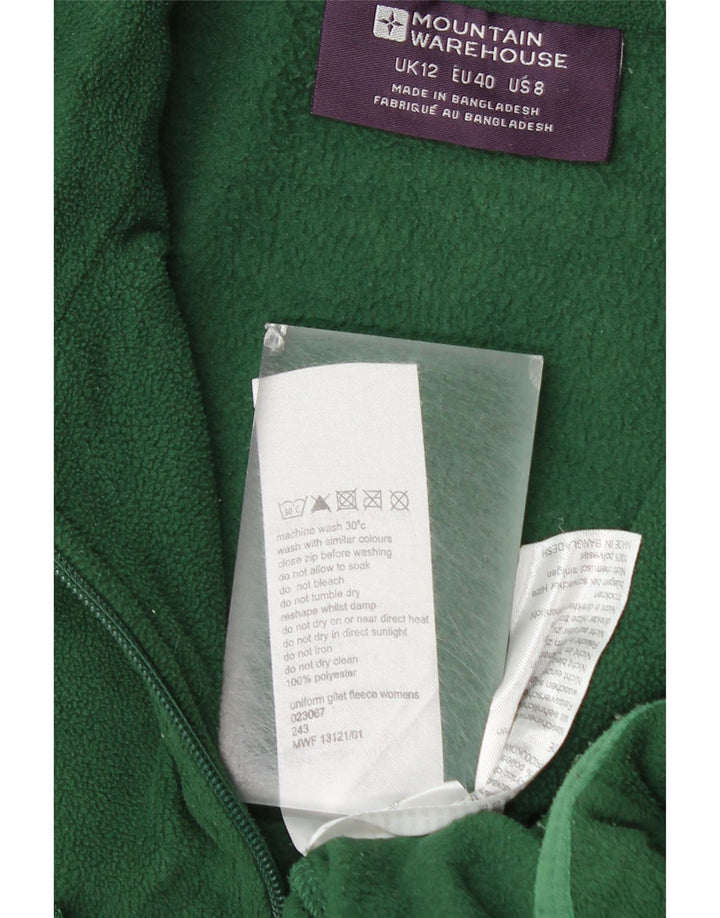 Mountain Warehouse Herren-Fleeceweste UK 12 Mittelgrünes Polyester