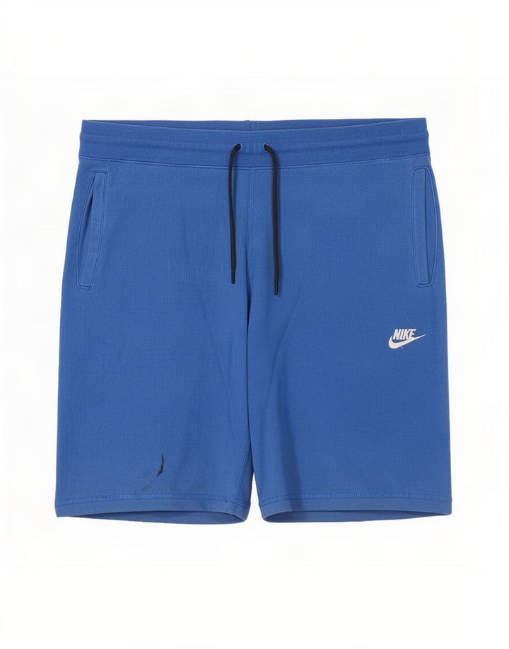Nike Herren-Sportshorts, große blaue Baumwolle