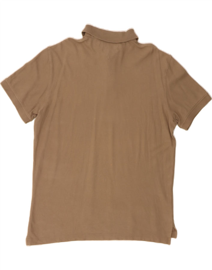 TOMMY HILFIGER Mens Regular Fit Polo Shirt XL Brown Vintage Tommy Hilfiger and Second-Hand Tommy Hilfiger from Messina Hembry 