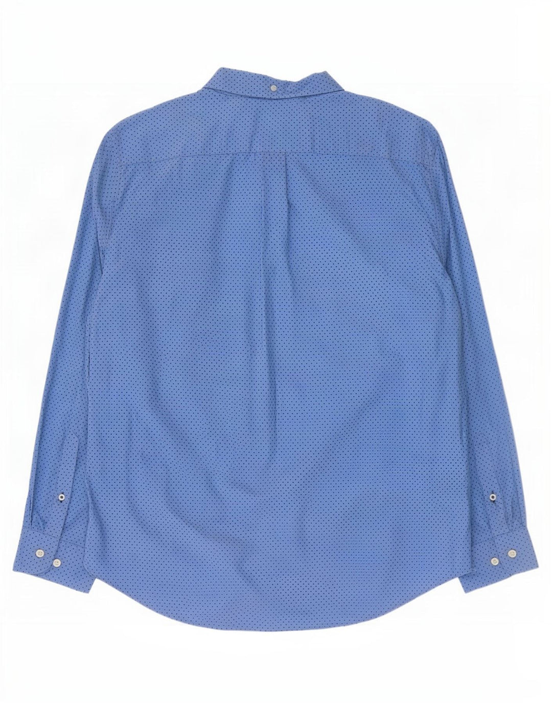 Tommy Hilfiger Herren-Hemd mit klassischer Passform, große, blau gepunktete Baumwolle