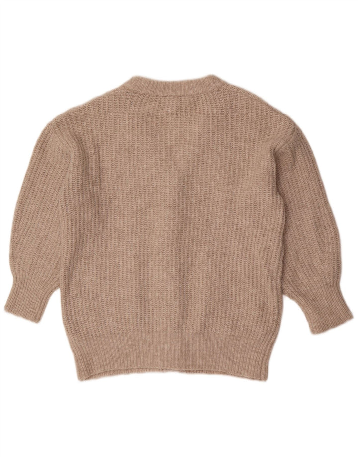 Joules Damen-Strickjacke in Übergröße, Gr. 8, Beige, Polyester