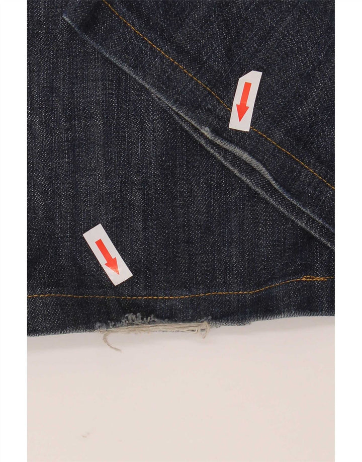 Lee Damen Marion Bootcut Jeans W30 L28 Marineblau Baumwolle