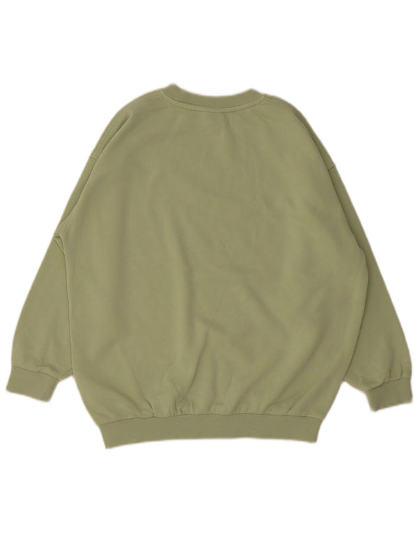 Nike Mädchen-Sweatshirt-Pullover, 12–13 Jahre, groß, grüne Baumwolle