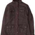 Barbour Damen Quilted Utility Jacke UK 12 Medium Schwarz