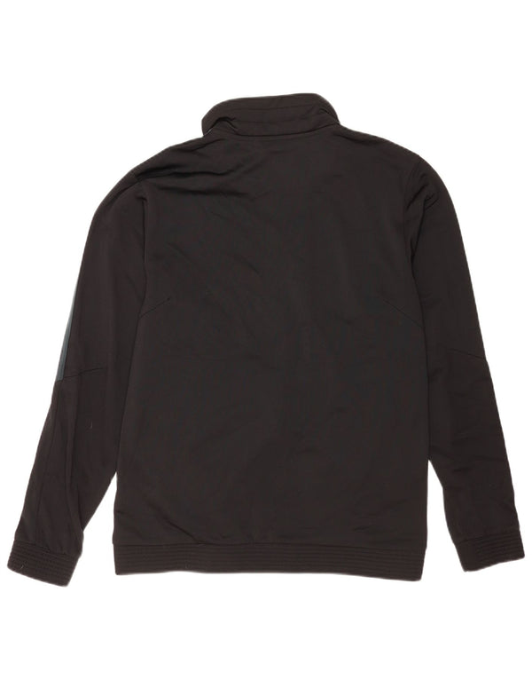 Adidas Herren Trainingsanzug Top Jacke UK 40/42 Medium Schwarz Polyester