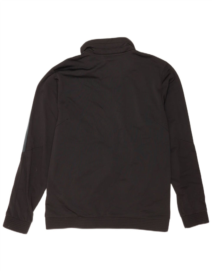 Adidas Herren Trainingsanzug Top Jacke UK 40/42 Medium Schwarz Polyester