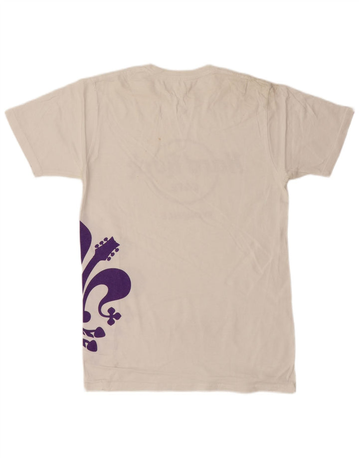 HARD ROCK CAFE Herren-T-Shirt „Florence“ mit Grafik, Größe S, Weiß, Paisleymuster