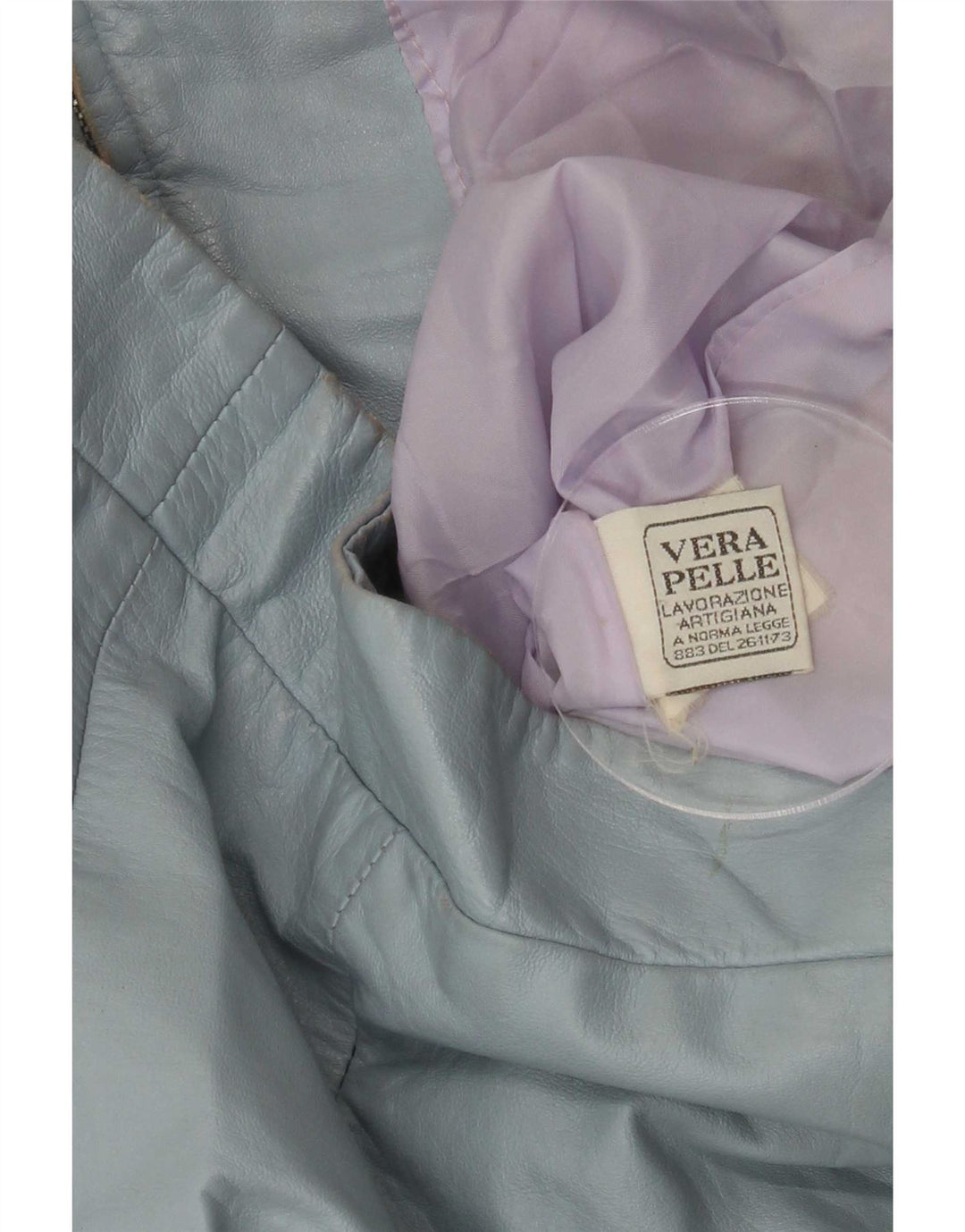 XETRA Damen Lederjacke UK 10 Small Blau