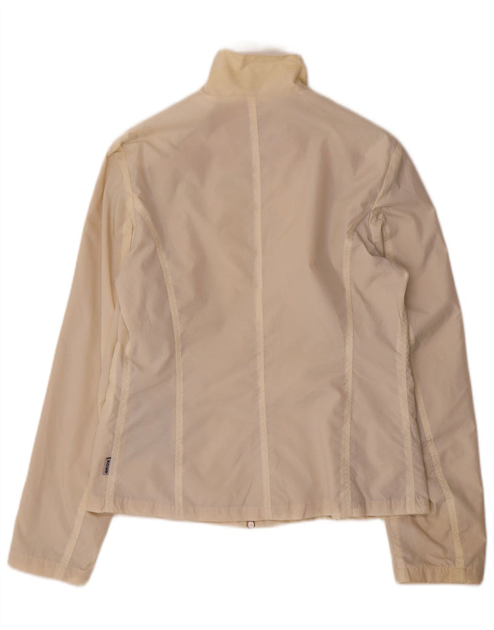 GEOX RESPIRA Damen Regenjacke UK 10 Small Weiß