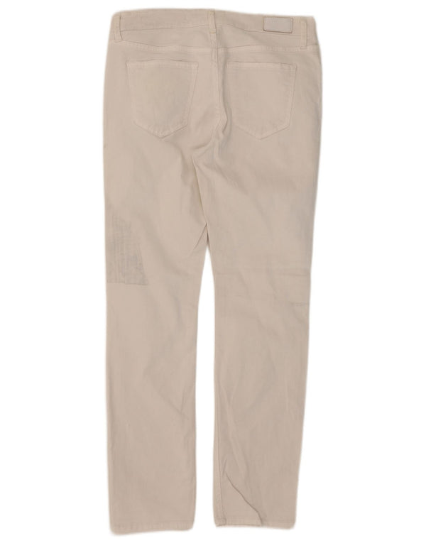 Zara Damen Relaxed Fit Mid Rise Slim Jeans EU 36 XS W26 L27 Weiß