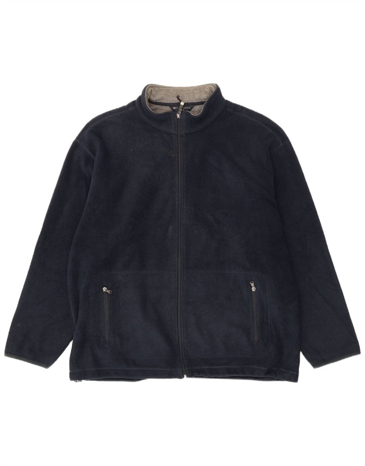 Marks & Spencer Herren Fleecejacke UK 42 XL Marineblau Polyester