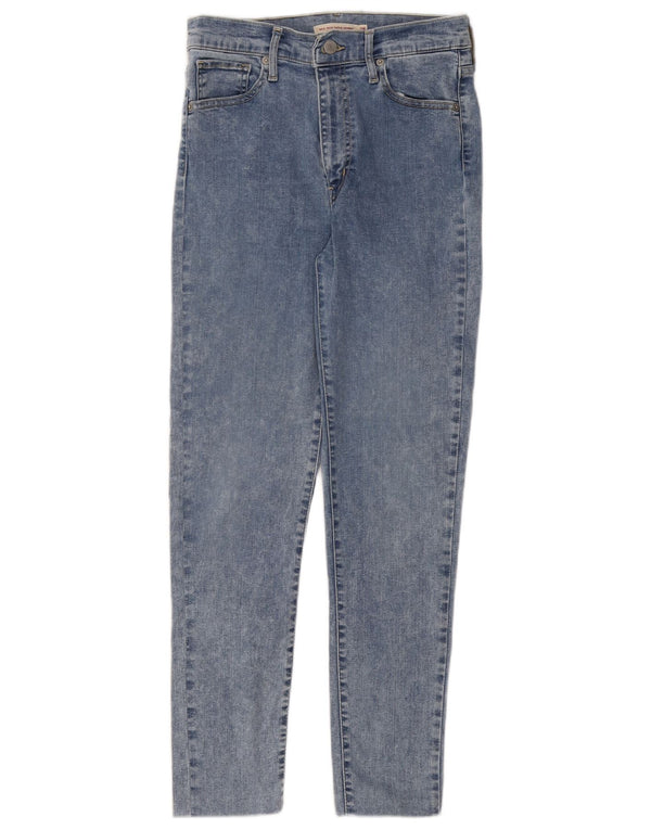 Levi's Damen Mile High Super Skinny Jeans W28 L26 Blaue Baumwolle