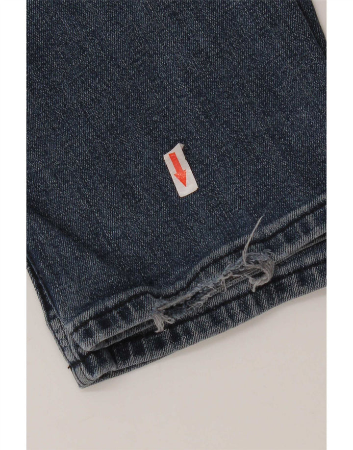 Wrangler Herren Slim Jeans W32 L32 Marineblaue Baumwolle