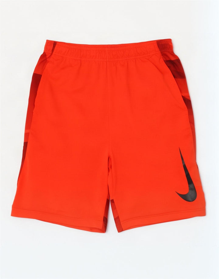 Nike Herren Dri Fit Graphic Sport Shorts XL Rot Geometrisch Polyester