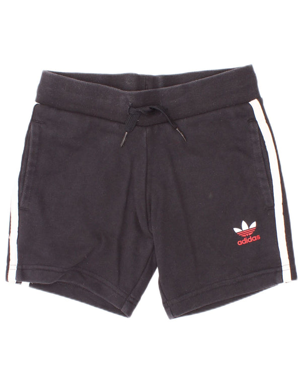Adidas Sportshorts für Jungen, 4–5 Jahre, schwarze Baumwolle