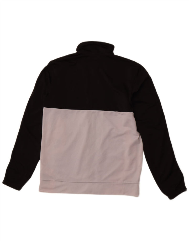 ADIDAS Herren-Trainingsanzug-Top-Jacke, UK 40/42, Mittelschwarz, Farbblock