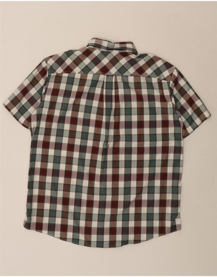 EDDIE BAUER Herren-Kurzarmhemd, groß, mehrfarbig, kariert, Baumwolle