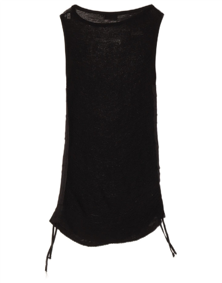 Max & Co. Damen Durchsichtiges schmales Trägertop UK 12 Medium Schwarz