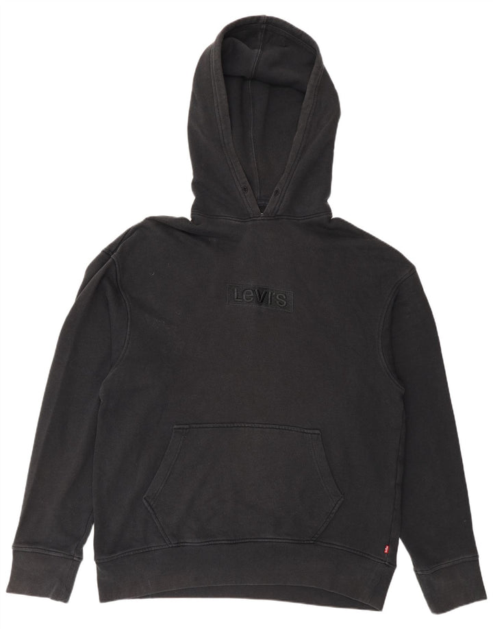 Levi's Herren-Kapuzenpullover mit Grafik, mittelschwarz, Baumwolle