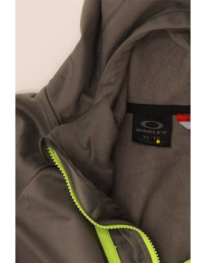Oakley Herren Graphic Zip Hoodie Pullover XL Grau