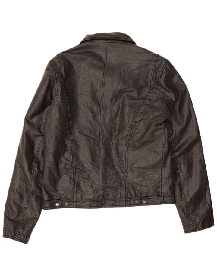 Conbipel Herren Lederjacke IT 52 Großes schwarzes Leder