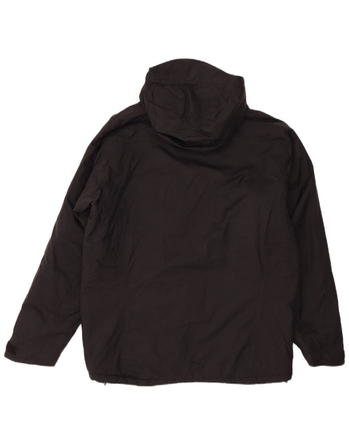 Berghaus Herren-Windbreakerjacke mit Kapuze, UK 38, mittelschwarz, Polyamid