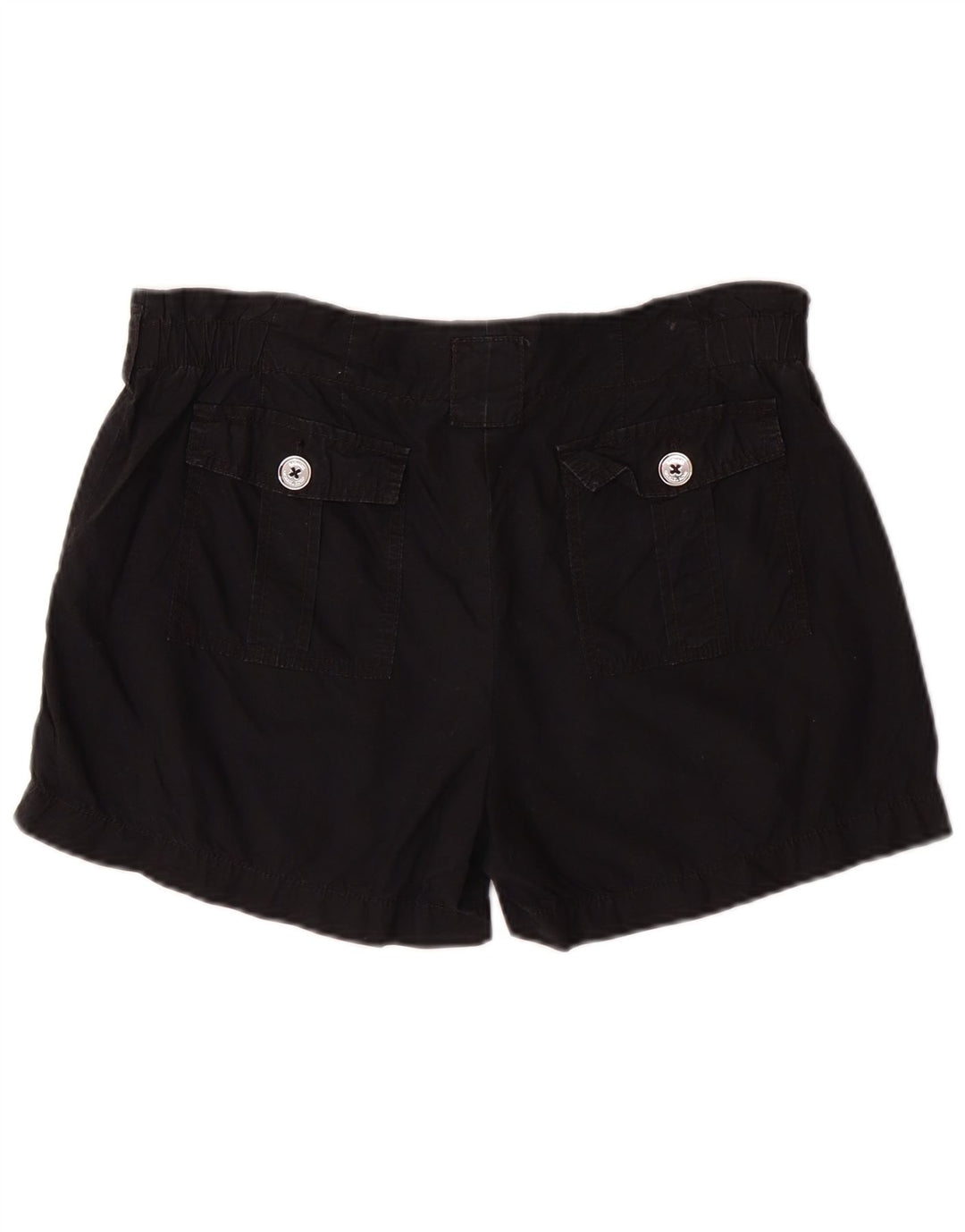 Michael Kors Damen Freizeitshorts US 6 Medium W32 Schwarze Baumwolle