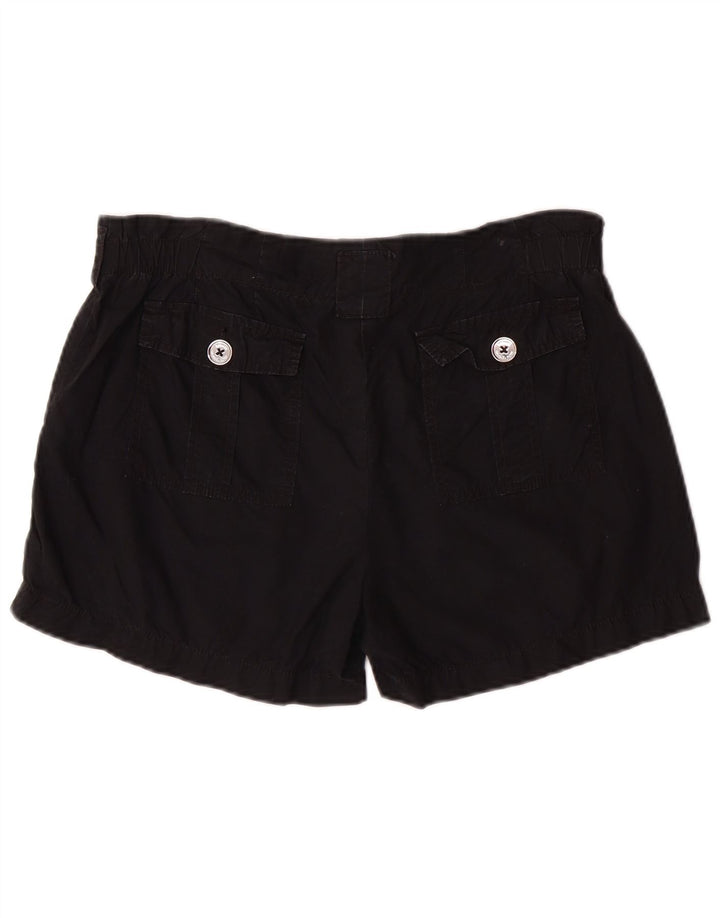 Michael Kors Damen Freizeitshorts US 6 Medium W32 Schwarze Baumwolle