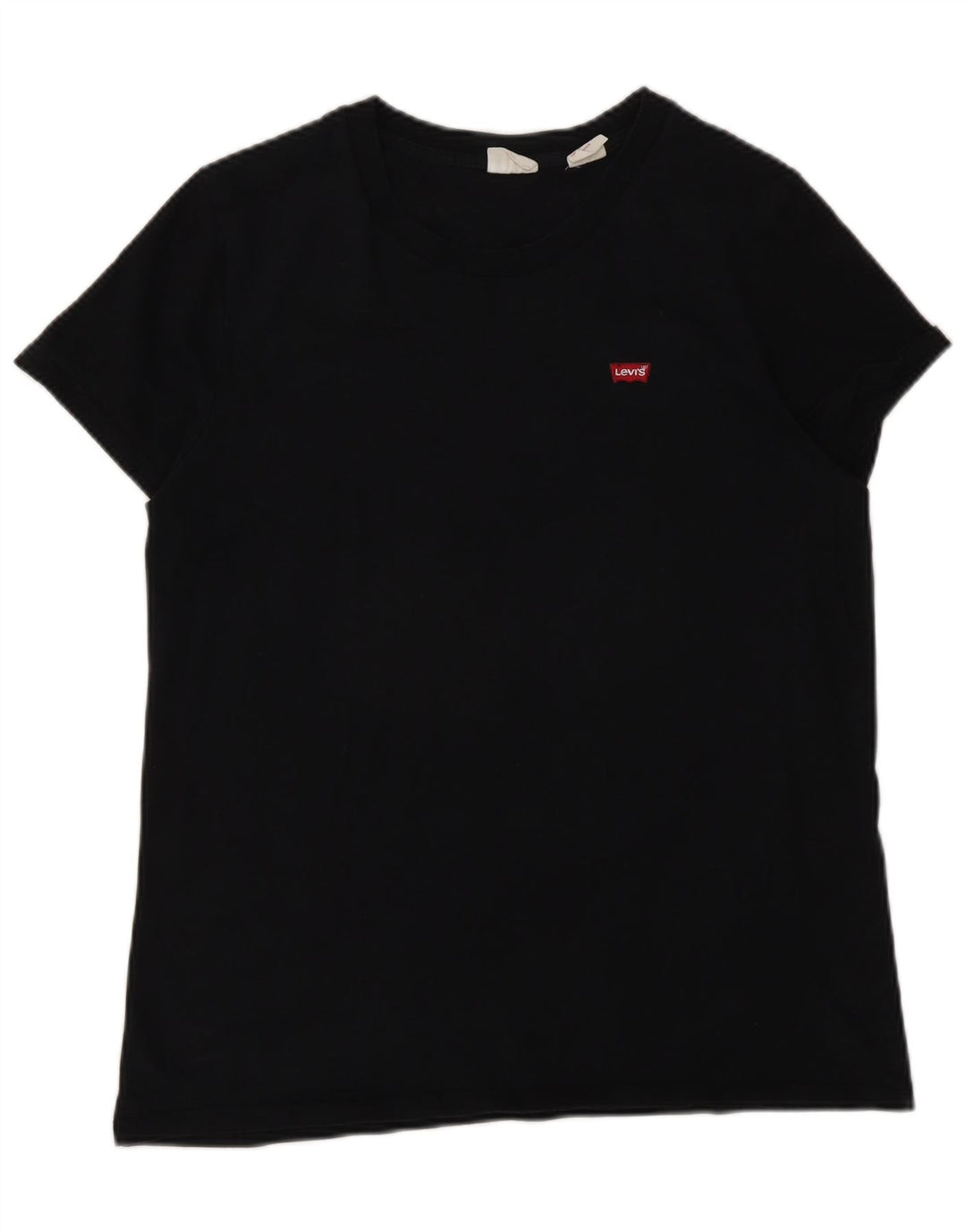 Levi's Damen T-Shirt Top UK 14 Medium Schwarz