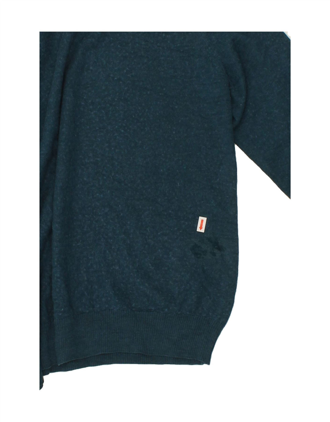 CALVIN KLEIN Womens Crew Neck Jumper Sweater UK 14 Medium Blue Acrylic Vintage Calvin Klein and Second-Hand Calvin Klein from Messina Hembry 