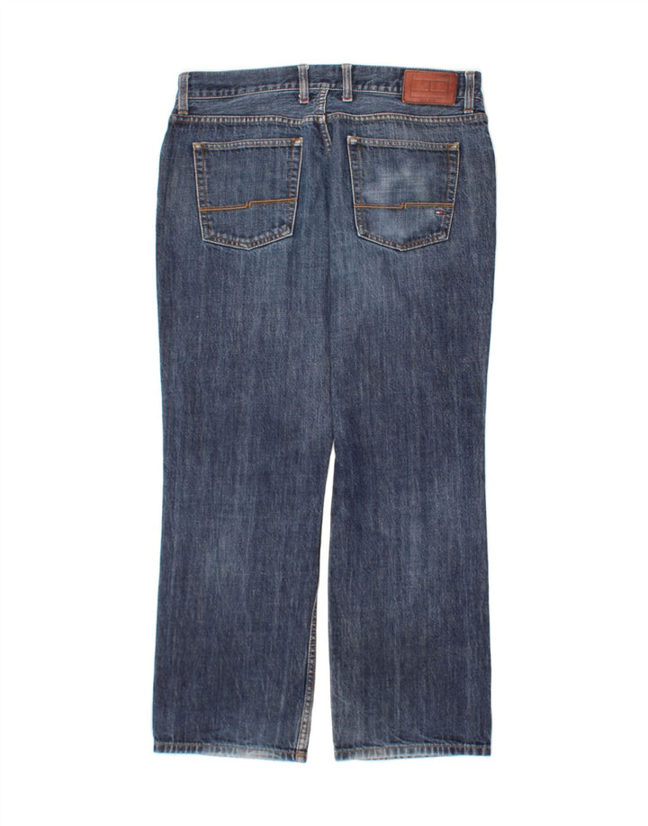 TOMMY HILFIGER Mens Straight Jeans W36 L20 Blue Cotton Vintage Tommy Hilfiger and Second-Hand Tommy Hilfiger from Messina Hembry 