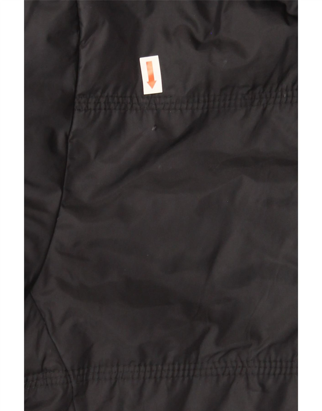 DIADORA Womens Hooded Padded Jacket UK 14 Medium Black Polyamide Vintage Diadora and Second-Hand Diadora from Messina Hembry 