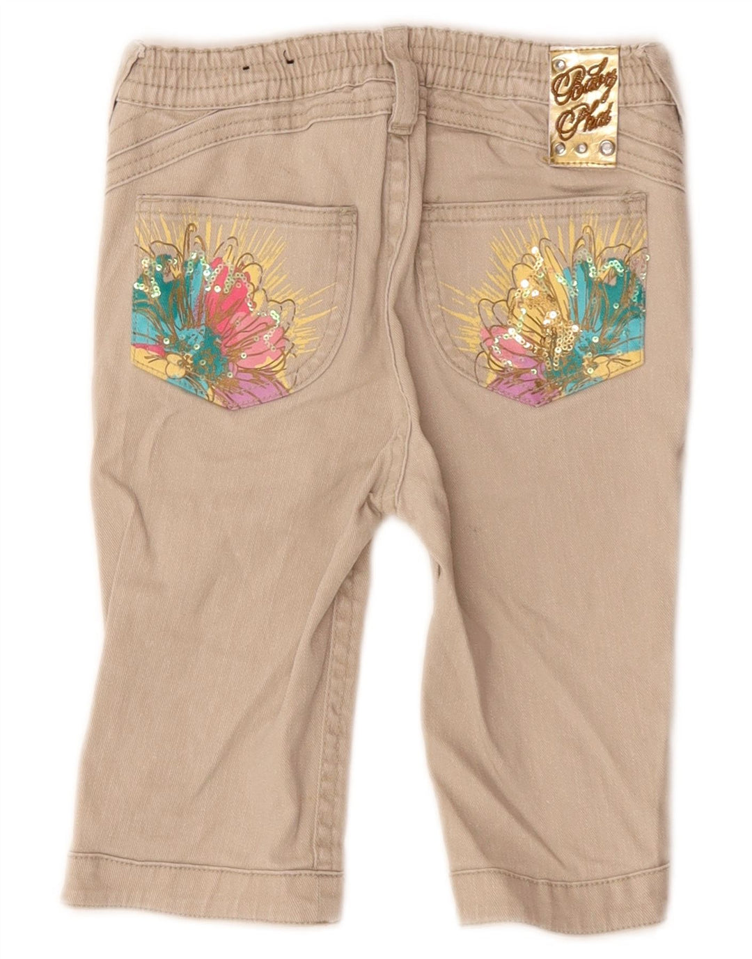 BABY PHAT Bermudashorts für Jungen, 5–6 Jahre, W24, Beige Ramie