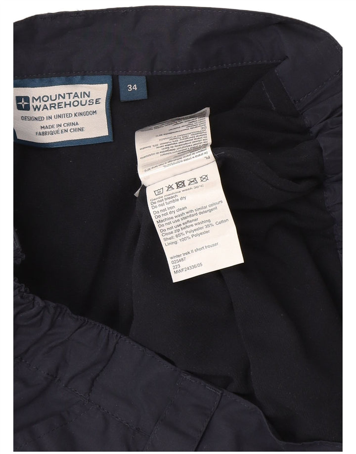 Mountain Warehouse Cargo-Windbreaker-Hose für Herren, W34, L30, Marineblau