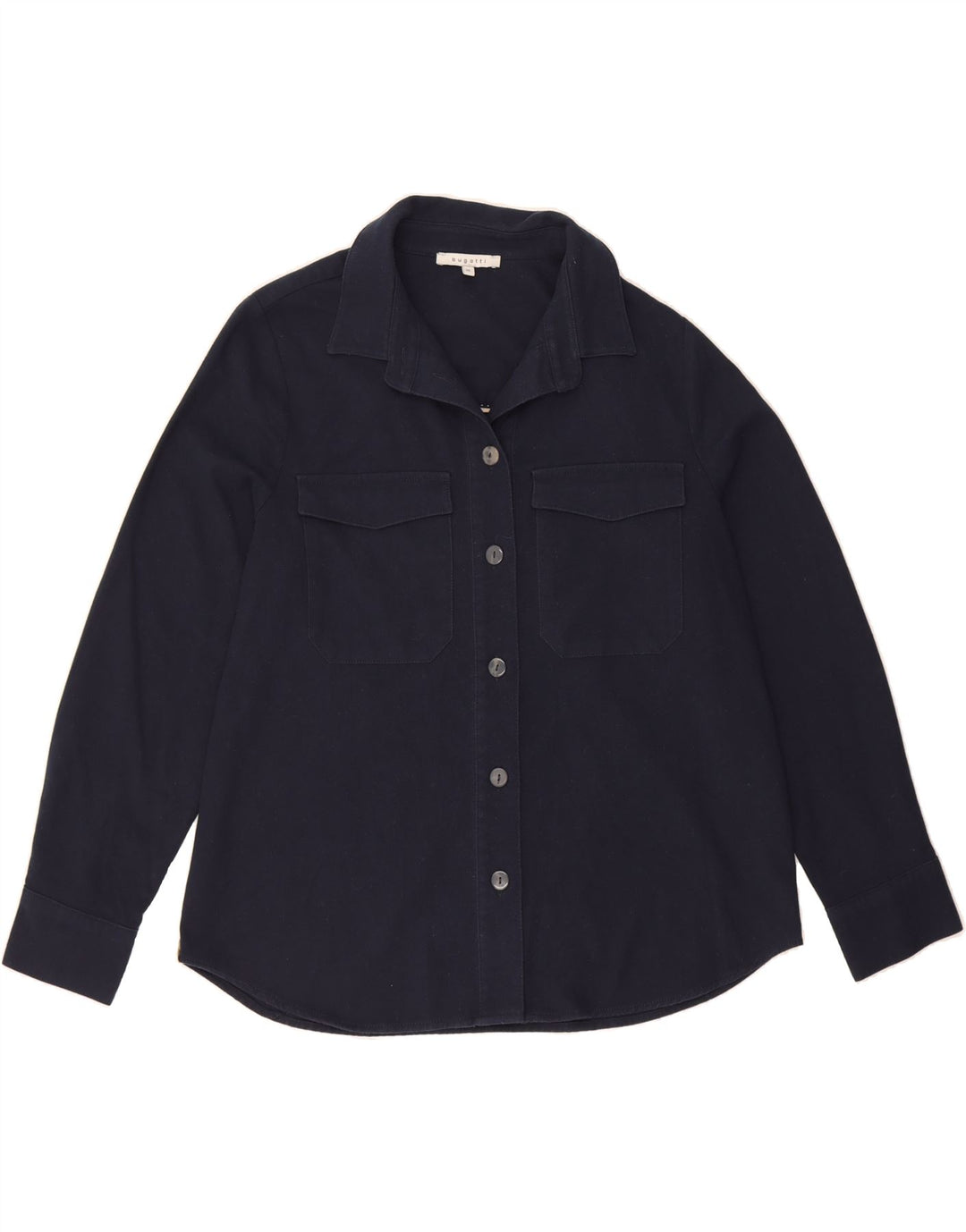 BUGATTI Womens Shirt EU 36 Small Navy Blue Polyester Vintage Bugatti and Second-Hand Bugatti from Messina Hembry 
