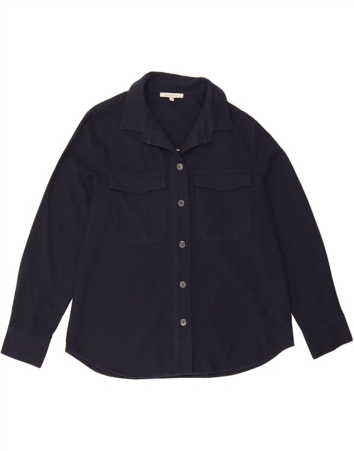 BUGATTI Womens Shirt EU 36 Small Navy Blue Polyester Vintage Bugatti and Second-Hand Bugatti from Messina Hembry 