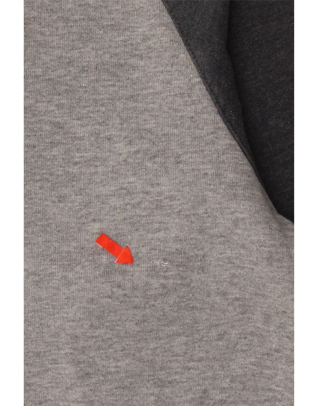 Adidas Herren-Kapuzenpullover mit Reißverschluss, mittelgrau gefleckte Baumwolle