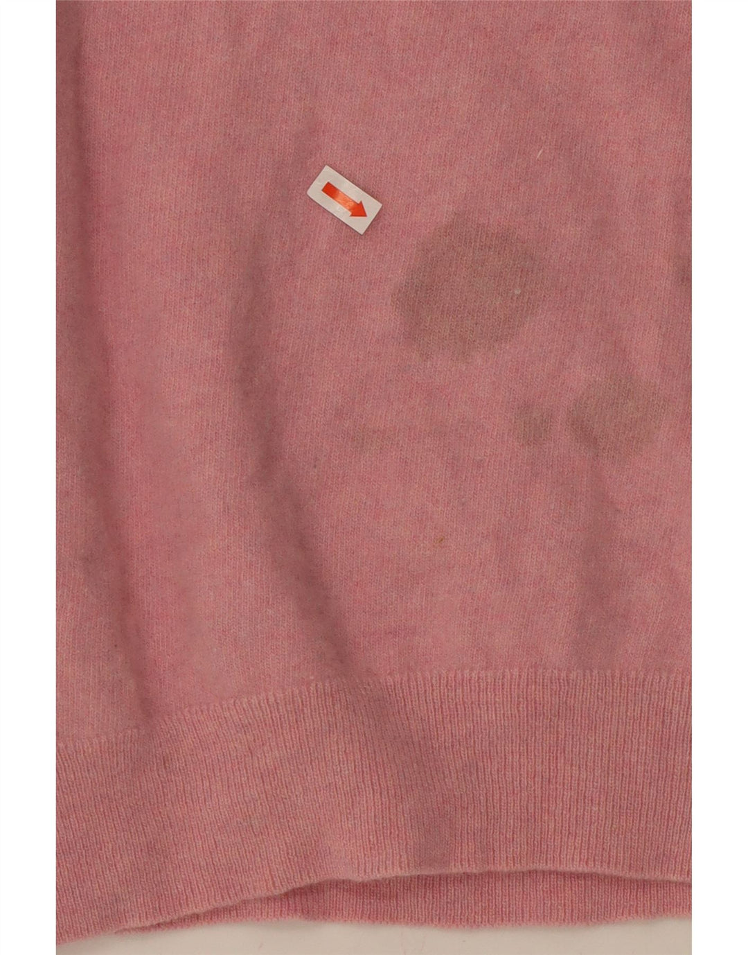 BENETTON Womens Boat Neck Jumper Sweater UK 12 Medium Pink Wool Vintage Benetton and Second-Hand Benetton from Messina Hembry 
