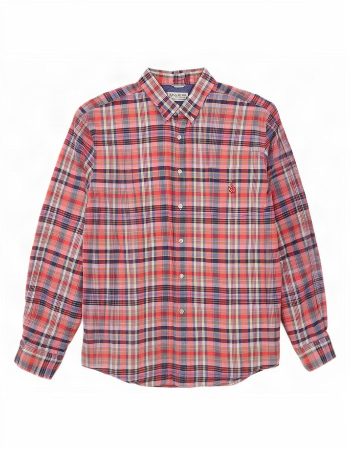 Nautica Herren Heritage Flanellhemd 2XL Mehrfarbig kariert aus Baumwolle