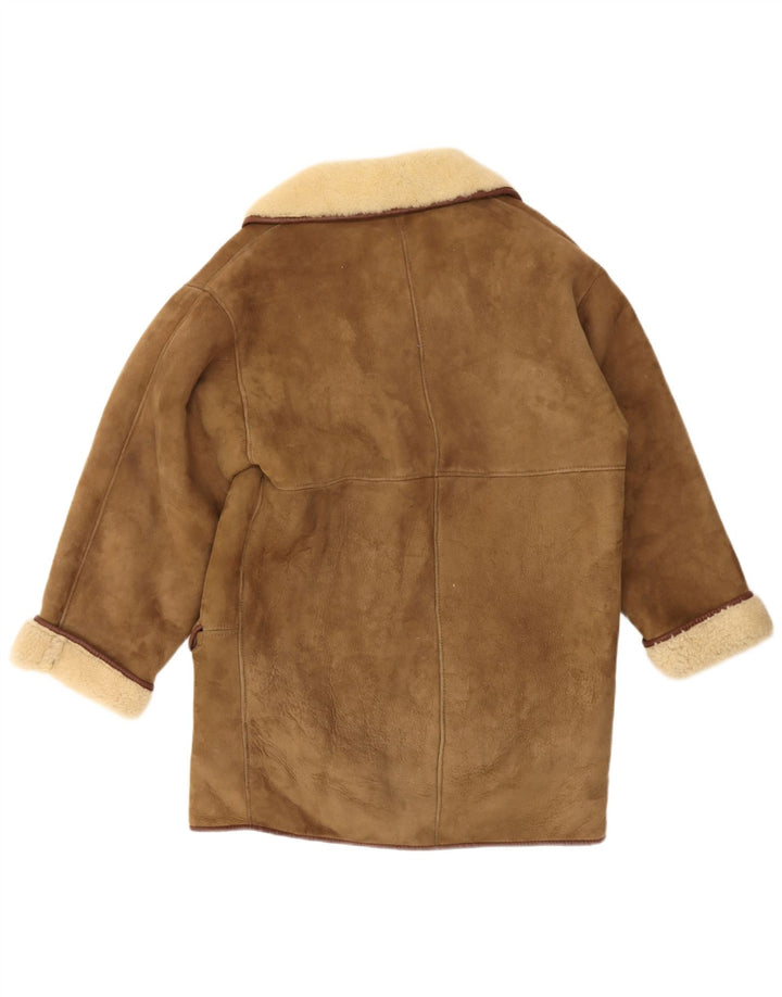 Artisan Damen Lammfellmantel UK 18 XL Khaki Winter